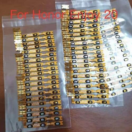 10pcs NEW For Honor Enjoy 20 Enjoy20 Power On Off Volume Up Down Switch Side Button Key Flex Cable Replacement Parts