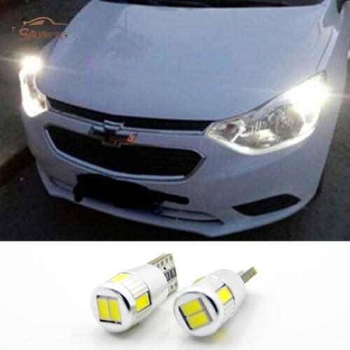 2X Led W5W T10 Car Light Clearance Lights for chevrolet cruze cobalt orlando spark cruz captiva lacetti niva aveo