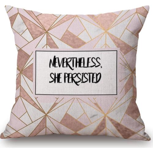 Hot Autumn dakimakura pillows cover for home geometric Geometric Marble Texture Throw Pillow Case Cover Home