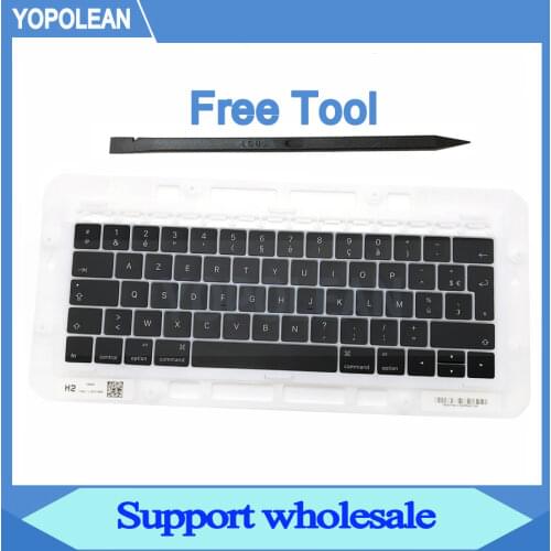 AZERTY French Keyboard Key Cap Keycaps For Macbook Pro Retina 13" 15" A1706 A1707 2016 2017