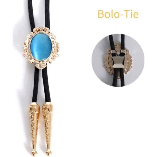 Bolo Tie Korean British Formal Accessories Necktie Mens Business Banquet Reception Wedding Shirt Golden Bowtie Rope Necklace