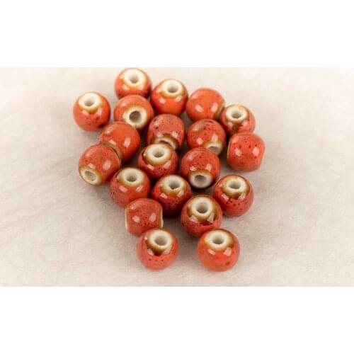 10# 40pcs Sphere Ceramic beads beads jewelry for bracelet making porcelain bead for jewelry making #IY224