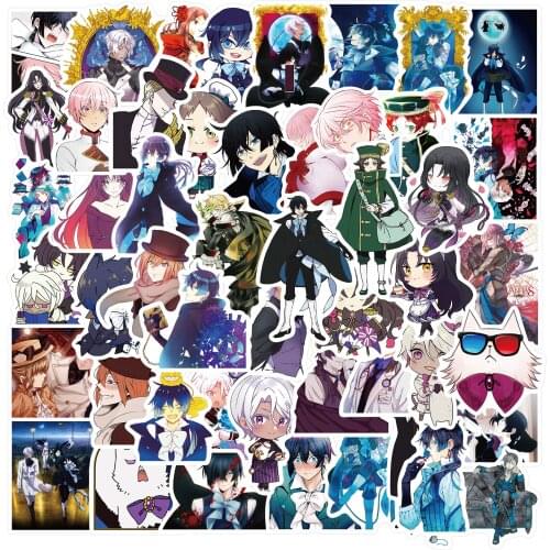 10/50PCS Anime sticker The Case Study of Vanitas Stickers Halloween Decoration for Laptop Suitcase Skateboard Waterproof Sticker