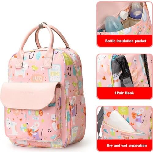 Babies Maternity Backpack Large Capacity Womens Mummy Nappy MultifunctionNurse Wet Pouch Stroller Organizer For Mom Baby Diaper