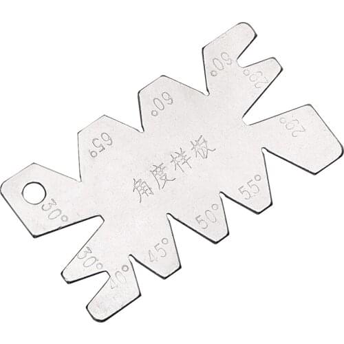 DIYWORK Machining Threads Angle Arc Model Stainless Steel Angles Measure Tool High Quality Screw Cutting Gauge