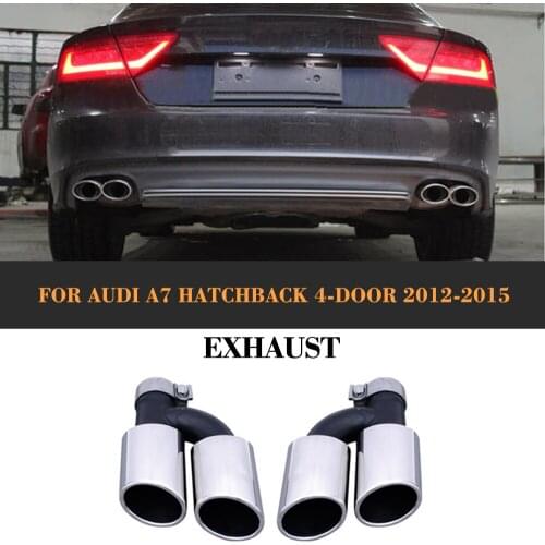Stainless steel car exhaust muffler for audi a7 Standard Hatchback 4 Door 2012-2015