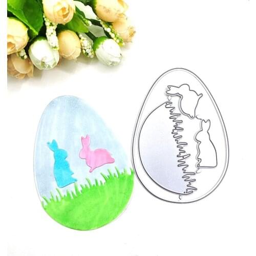 Julyarts Easter Metal Dies for Card Making Die Cut Dies Stencil Craft Metal Cutting Dies for DIY Scrapbook Paper Cards Embossed