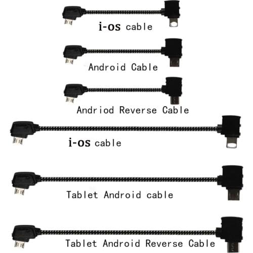Remote Control Data Cable Line for DJI Mavic Pro 2 Mini Air Wire Connet Mobile Tablet Transmission Android Micro USB/Type-c IOS