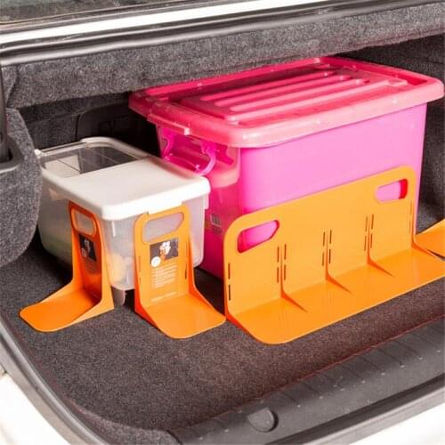 Creative Car Trunk Storage Box Fixed Partition Car Plastic Baffle Solid Baffle Back Auto Trunk Fixed Rack Holder Car Accessories