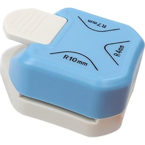 Corner Cutter 3 In 1 Mini Corner Trimmer Durable Corner Rounder Punch R4/R7/R10mm Round Corner Trimmer for Card Photo Paper