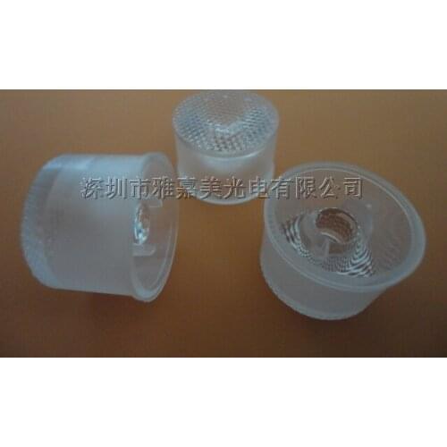 Power led lens,Led Waterproof lens 21.7mm 30 Degree Bead surface , 1W 3W lens Reflector,LED Optical lens
