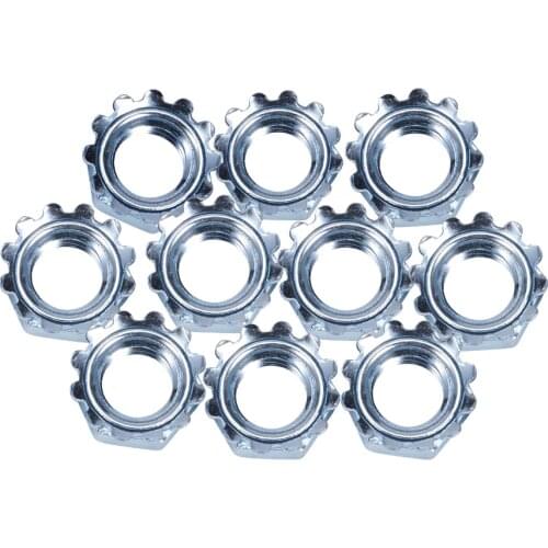 MroMax 10/20/50/100pcs K Cap Nut Carbon Steel Galvanized M3/M4/M5/M6/M8/M10 8#-32 Thread /6#-32 Thread Home Hardware Fastener