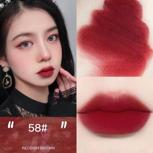 4 Colors Mousse Velvet Matte Lip Mud Smooth Not Greasy Waterproof Sweat-proof Lipstick Long-lasting Lip Glaze Maquiagem TSLM2