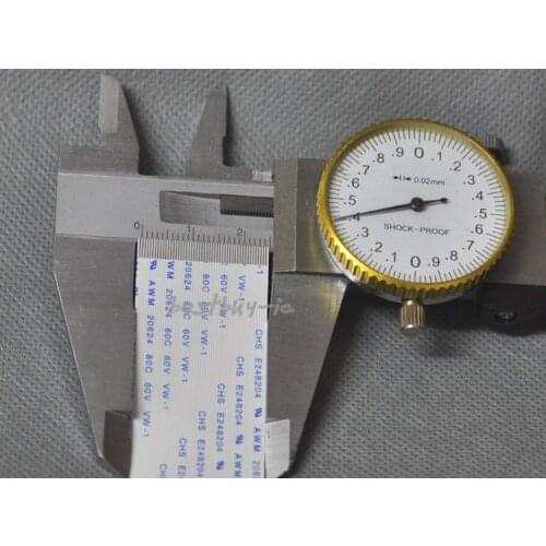 0.5mm Spacing +330mm Length +50Pin B / Reverse line Soft wire FFC Flexible Flat Cable.50P*0.5B*330MM