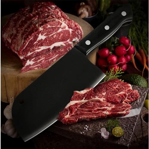 Nakiri Cleaver Kitchen Knife Tools Hardened Pakawood Handle Full Tang 7cr17 Stainless Steel Knife Serbian Chef Knife Gadgets