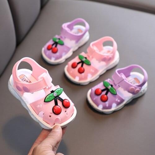 2021 New Summer Childrens Sandals Princess Non-slip Wear-resistant Soft Bottom Breathable Lightweight Kids Shoes for Girls