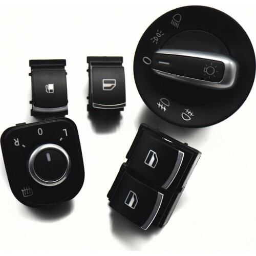 Window Mirror Headlight Fuel Tank Switch For VW Passat B6 Golf MK 5 6 GTI Rabbit Tiguan 5K3959857 5K0959855 1KD959833 5ND941431A