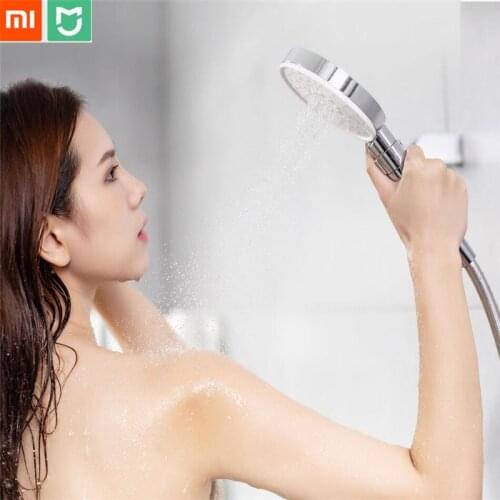 Youpin Dabai Handheld Shower Head Hose Lifting Rod Set 3 in 1 360 Degree 120mm 53 Water Hole with PVC Powerful Massage Shower