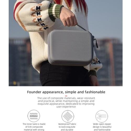 Medium Carrying Case,Water Resistant Protective Case for Insta360 ONE X2,Portable Storage Accessories Case for Insta360 ONE X2