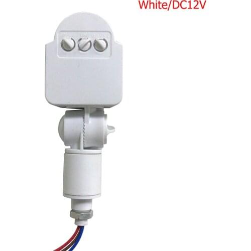1pcs LED Flood Light PIR Motion Sensor Switch ABS 180 degrees outdoor Human Infrared Sensor Security Switch DC12V/AC 85-265V