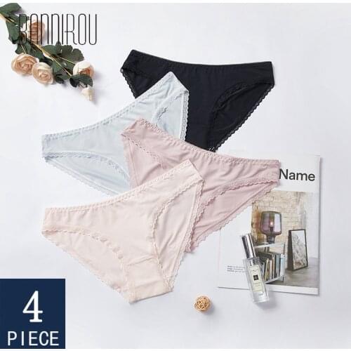 4pcs/set Panties For Women Briefs Underwear For Woman Everyday Soft High Quality Female Panties Womens Underwear Underpants