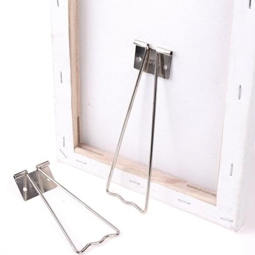 Iron Metal Back Support Picture Bracket Photo Frame Pedestal Holder for 5 8 10 12 inch Display Easel Stand