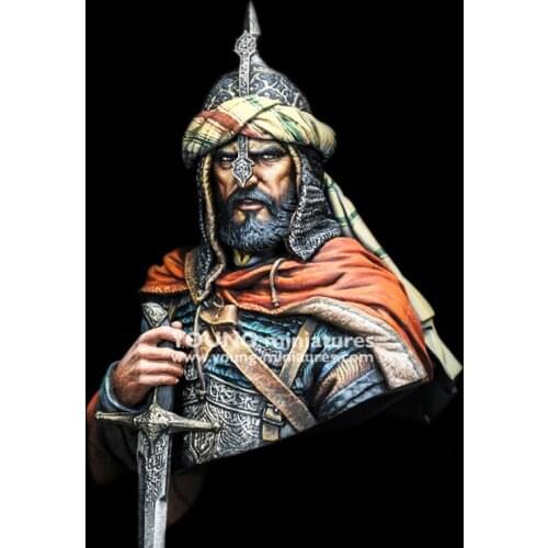 1/10, ARABIAN KNIGHT, Resin Model Bust GK, Historical war theme, Unassembled and unpainted kit