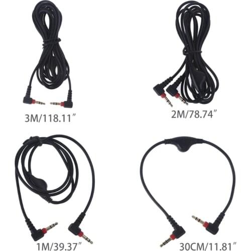 3.5mm Jack AUX Male To Female Adapter Extension Cable Stereo Cord with Volume Control Earphone Headphone Wire