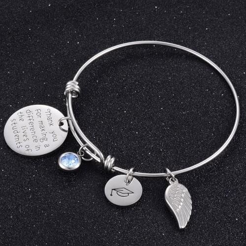 2020 New Bracelet With Stainless Steel Jewelry For The Boys And Girls For The Graduation Season