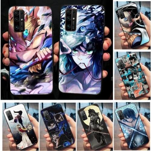 Riccu Demon Slayer Hashibira Inosuke Phone Case for Huawei Honor 20 10 9 8 8x 8c 9x 7c 7a Lite view pro