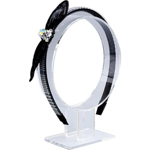 Acrylic Headband Hair Band Holder Hair Band Headgear Storage Jewelry Display Stand Showcase Shelf Household Hair Accessories
