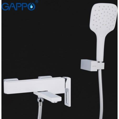 GAPPO Bathtub Faucet bath shower faucets set bathroom overhead rain shower bathroom wall mounted waterfall shower head taps