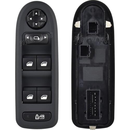Quality Power Window Master Switch For 2007-2013 Peugeot 308 508 2007-2013 Citroen C5 98054508ZD 96666933ZD Door Hatchback Wagon