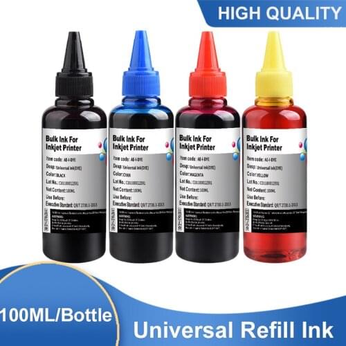400ML Universal Refill Ink kit for Epson Canon HP Brother Lexmark DELL Kodak Inkjet Printer CISS Cartridge Printer Ink