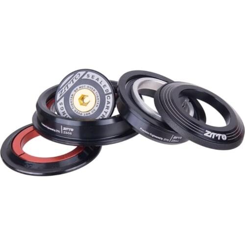 MTB Road Bike ZS44/ZS56 External Cone Tube Tapered Heads Cone Straight Dual Purpose Bowl Set Bicycle Headset Bearing Set
