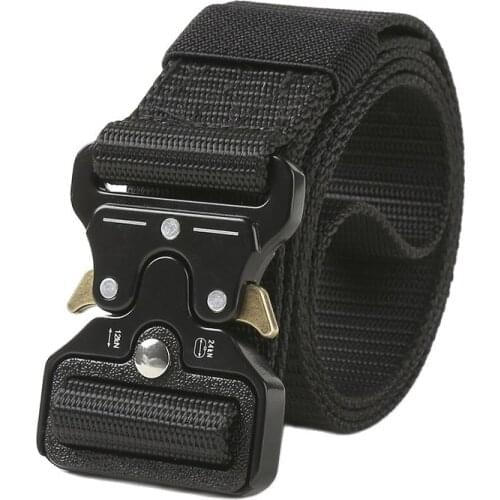 FAVOCENT Military Belt Outdoor Tactical Belt Men&Women High Quality Canvas Belts for Jeans Male Luxury Casual Straps Ceintures