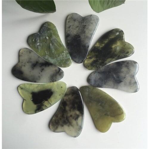 Facial Massager Guasha Scraper Anti Wrinkle Face Slimming Tools Skin Care Gua Sha Scraping Detox Body Massage Board Jade Stone