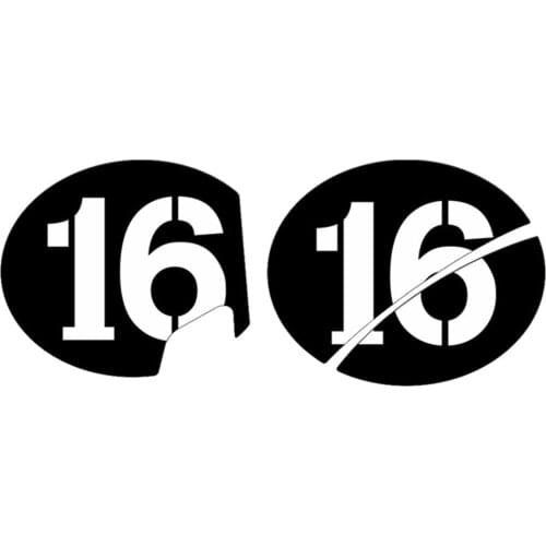 Motorcycle Decals Number 1-20 Case for Vespa Series 2 Sei Giorni GTS 300 GTV HPE