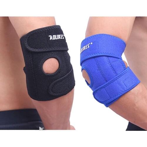 Male Adjustable Elbow Support Neoprene Basketball Tennis Golf Arthritis Epicondylitis Pain Joint Brace Sports Gym Etc For Men