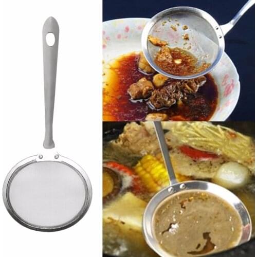 New Stainless Steel Fine Mesh Colander Sifter Sieve Kitchen Vegetable Strainer-P101