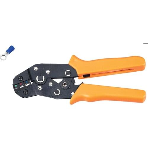 SN-01C RATCHET CRIMPING PLIER (EUROPEAN STYLE) FOR INSULATED TERMINALS Capacity 0.08-0.25 0.25-0.5 0.75-1.5
