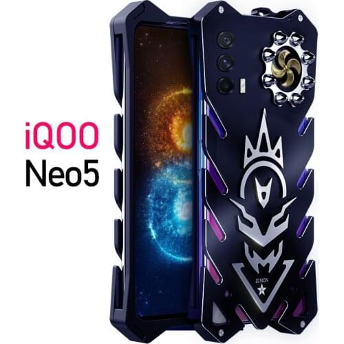 Original Zimon Shockproof Protection Metal Phone Case Shell Bumper Back Cover For Vivo Iqoo Neo 5 Neo5 Cases