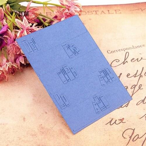 HOT plastic Lipstick craft card making paper card album wedding decoration clip Embossing folders