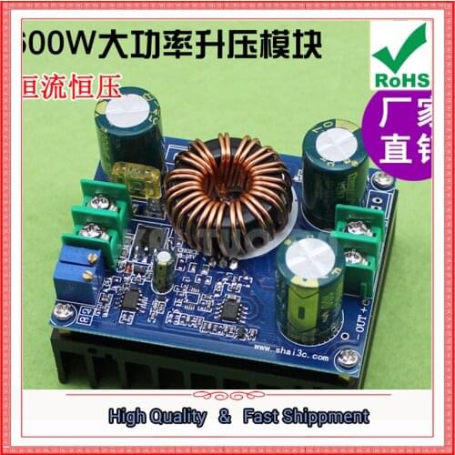 600W Boost Module Power supply DC-DC step up Constant Current Voltage 9v-60V to 12v-80V 48V 72V Booster converter 0.26kg