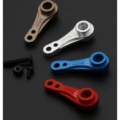 CNC servo arm with two sides of 15T/17T for HPI ROVAN 1/5 Rovan LT Truck 5B 5T 5SC