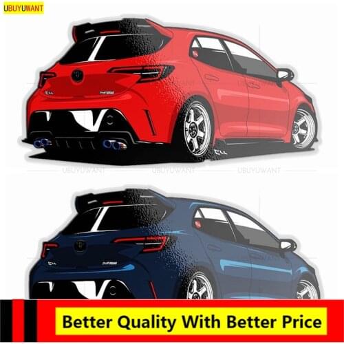 For Toyota Corolla Hatchback Spoiler 2019 Spoiler with Light High Quality ABS Material Car Rear Wing Primer Color Spoiler