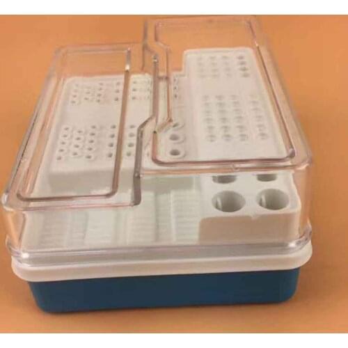 Dental 91 Holes Endo Storage & Disinfection Box Case for Endo Burs Files Instrument