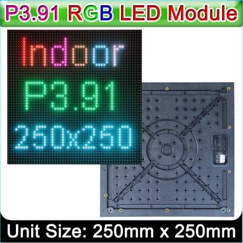 P3.91 Outdoor full color LED display module, P3.91 LED display panel 250x250mm