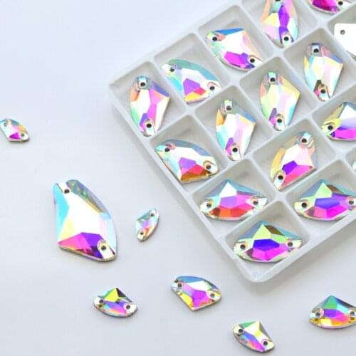 All Sew On Rhinestone Glass Crystal Flatback Rhinestone Crystal AX For Wedding Dress Clothing DIY bags clothes shoes accessories