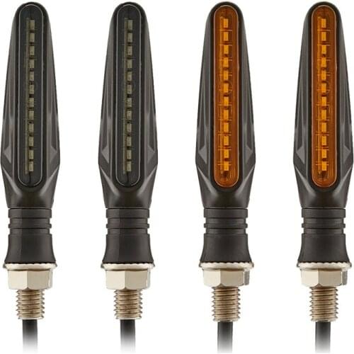 1 Pair LED Turn Signals Motorcycle E11 Flasher Signal Light Cree/335SMD Chip Turn Signals Indicator Flashers Built Relay Blinker